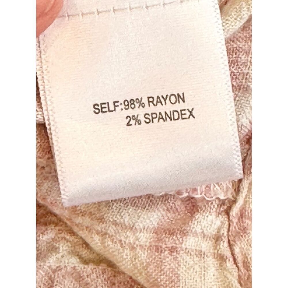 Jane + Delancey Crinkle Gauze Button Down Shirt Tunic Relaxed Fit Top Med - Picture 8 of 11